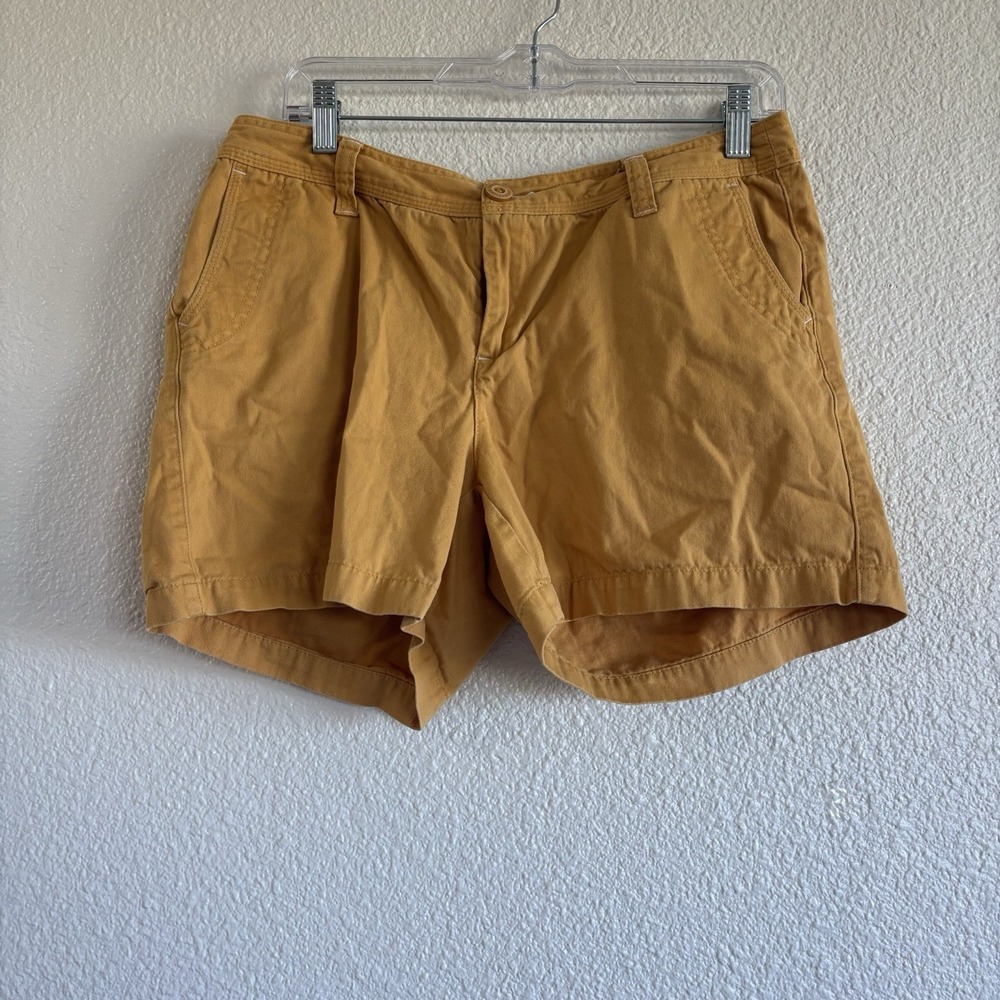 Natural Reflections Yellow Women's Shorts Sz 10 Preppy
